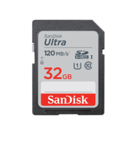 SanDisk Ultra 32GB SDHC Memory Card 120MB/s