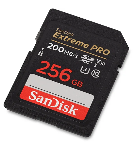 SanDisk Extreme PRO SD UHS-I 256GB Memory Card