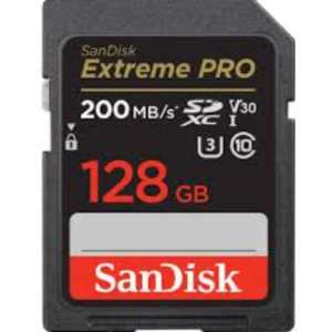 SanDisk Extreme PRO microSDXC UHS-I 128GB Memory Card – 200MB/s Read, 90MB/s Write for 4K Video