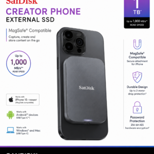 SanDisk Creator Phone External SSD 1TB