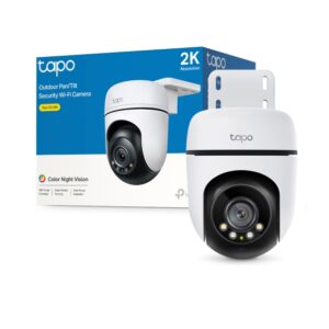 TP-Link Tapo C510W 2K Outdoor Wi-Fi Security Camera – 360° Pan/Tilt with Color Night Vision