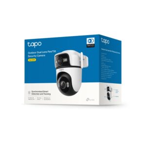 TP-Link Tapo C545D – 2K Dual-Lens Outdoor Pan/Tilt Security Wi-Fi Camera