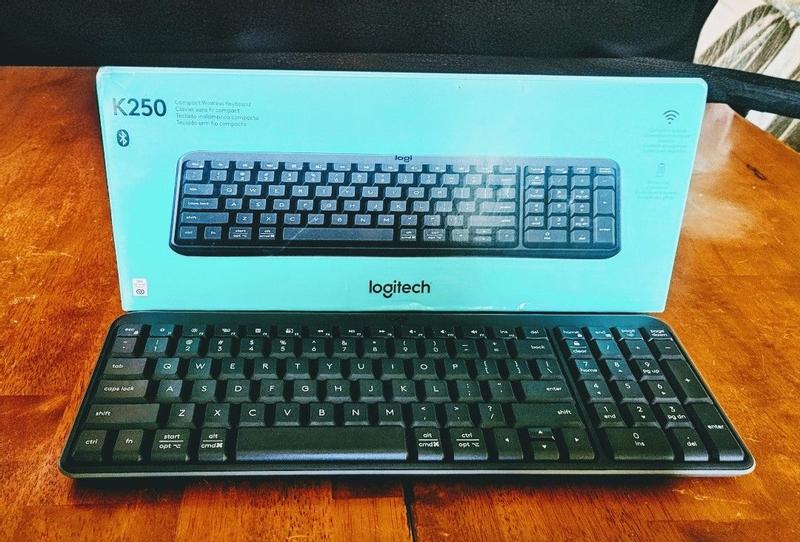 Logitech K250 Compact Bluetooth Wireless Keyboard – Graphite