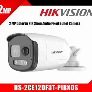 Hikvision DS-2CE12DF3T-PIRXOS 2MP ColorVu PIR Siren Bullet Camera