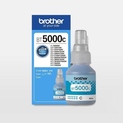 Brother BT-5000C Cyan Ink Bottle – 5,000 Pages