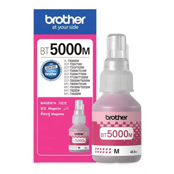 Brother BT-5000M Magenta Ink Bottle – 5,000 Pages