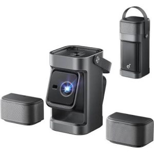 Soundcore Nebula P1 Black 1080p Portable Projector with Detachable Speakers